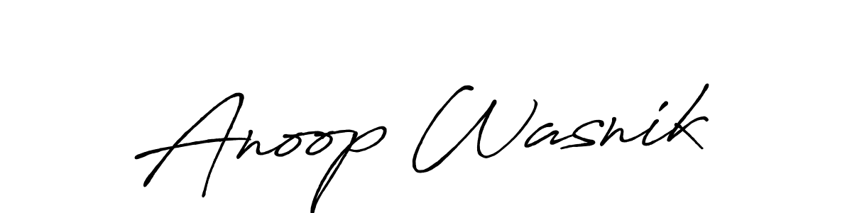 It looks lik you need a new signature style for name Anoop Wasnik. Design unique handwritten (Antro_Vectra_Bolder) signature with our free signature maker in just a few clicks. Anoop Wasnik signature style 7 images and pictures png