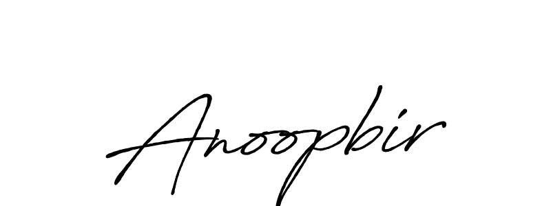 Design your own signature with our free online signature maker. With this signature software, you can create a handwritten (Antro_Vectra_Bolder) signature for name Anoopbir. Anoopbir signature style 7 images and pictures png