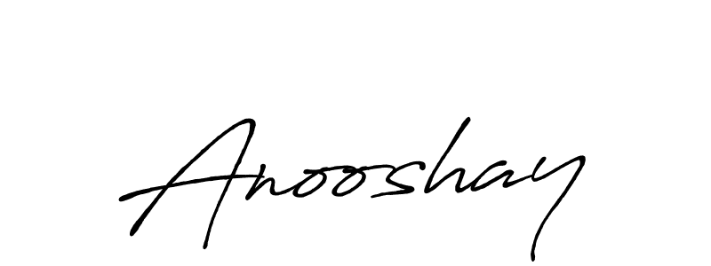 Also You can easily find your signature by using the search form. We will create Anooshay name handwritten signature images for you free of cost using Antro_Vectra_Bolder sign style. Anooshay signature style 7 images and pictures png