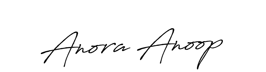 Make a beautiful signature design for name Anora Anoop. Use this online signature maker to create a handwritten signature for free. Anora Anoop signature style 7 images and pictures png