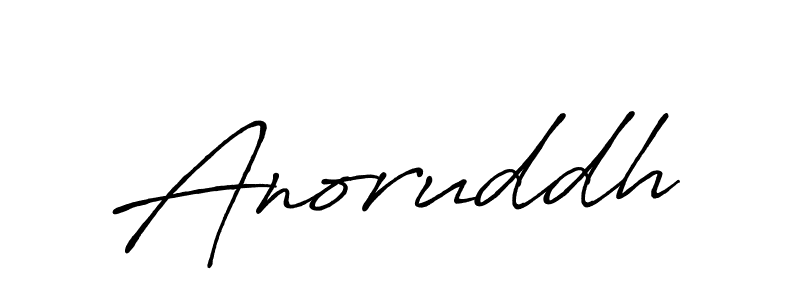 Use a signature maker to create a handwritten signature online. With this signature software, you can design (Antro_Vectra_Bolder) your own signature for name Anoruddh. Anoruddh signature style 7 images and pictures png