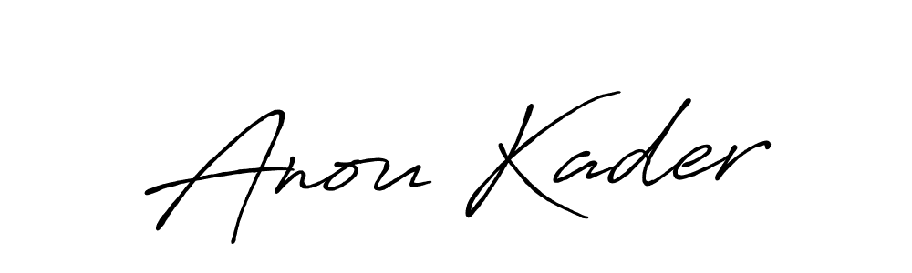 if you are searching for the best signature style for your name Anou Kader. so please give up your signature search. here we have designed multiple signature styles  using Antro_Vectra_Bolder. Anou Kader signature style 7 images and pictures png