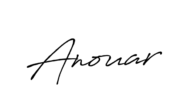 Make a beautiful signature design for name Anouar. Use this online signature maker to create a handwritten signature for free. Anouar signature style 7 images and pictures png