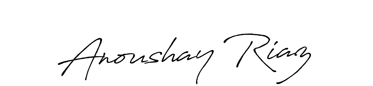 Make a beautiful signature design for name Anoushay Riaz. Use this online signature maker to create a handwritten signature for free. Anoushay Riaz signature style 7 images and pictures png