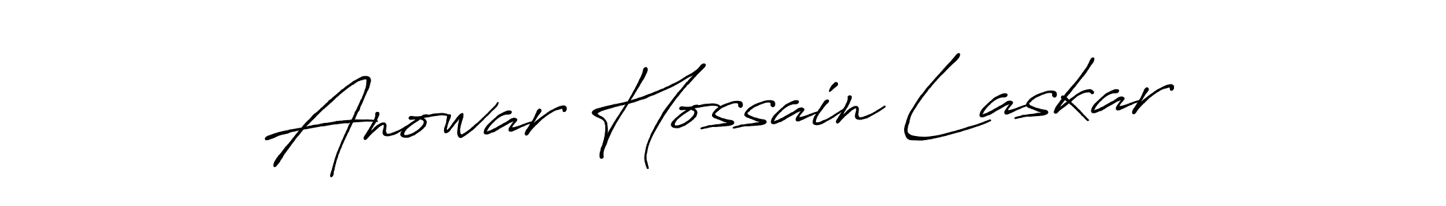 How to make Anowar Hossain Laskar signature? Antro_Vectra_Bolder is a professional autograph style. Create handwritten signature for Anowar Hossain Laskar name. Anowar Hossain Laskar signature style 7 images and pictures png