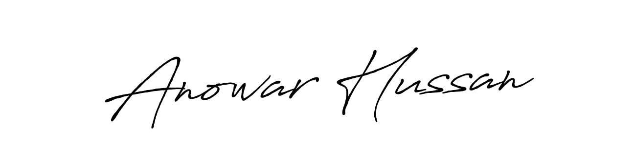 Here are the top 10 professional signature styles for the name Anowar Hussan. These are the best autograph styles you can use for your name. Anowar Hussan signature style 7 images and pictures png