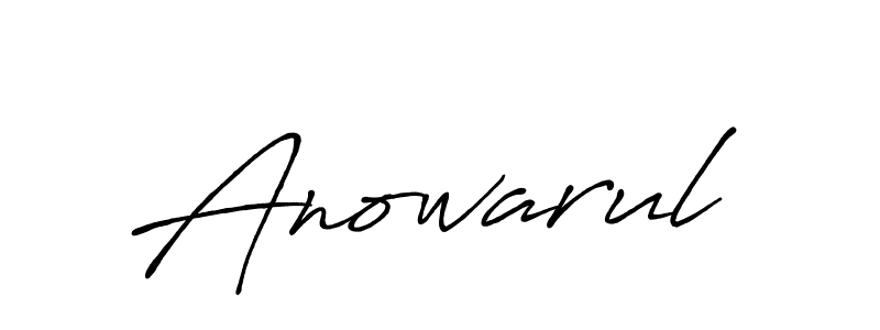 The best way (Antro_Vectra_Bolder) to make a short signature is to pick only two or three words in your name. The name Anowarul include a total of six letters. For converting this name. Anowarul signature style 7 images and pictures png