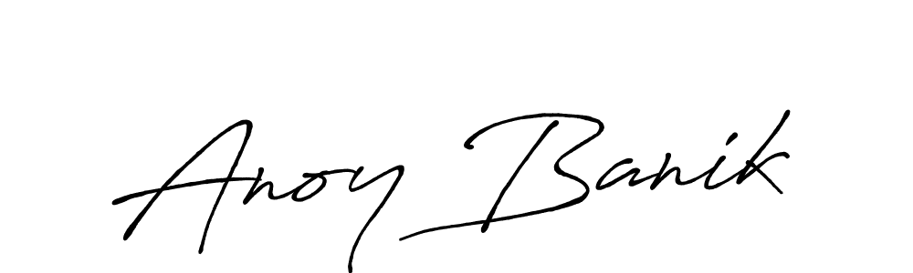 Also You can easily find your signature by using the search form. We will create Anoy Banik name handwritten signature images for you free of cost using Antro_Vectra_Bolder sign style. Anoy Banik signature style 7 images and pictures png