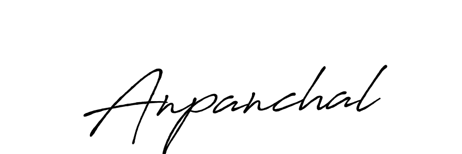 Similarly Antro_Vectra_Bolder is the best handwritten signature design. Signature creator online .You can use it as an online autograph creator for name Anpanchal. Anpanchal signature style 7 images and pictures png