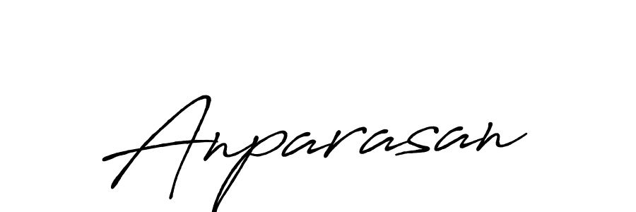 Make a beautiful signature design for name Anparasan. With this signature (Antro_Vectra_Bolder) style, you can create a handwritten signature for free. Anparasan signature style 7 images and pictures png