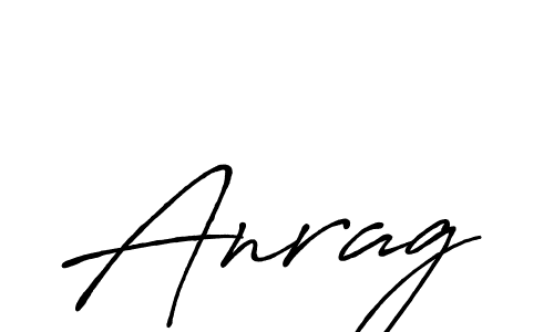 Also we have Anrag name is the best signature style. Create professional handwritten signature collection using Antro_Vectra_Bolder autograph style. Anrag signature style 7 images and pictures png