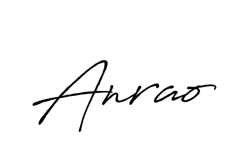 Make a beautiful signature design for name Anrao. Use this online signature maker to create a handwritten signature for free. Anrao signature style 7 images and pictures png