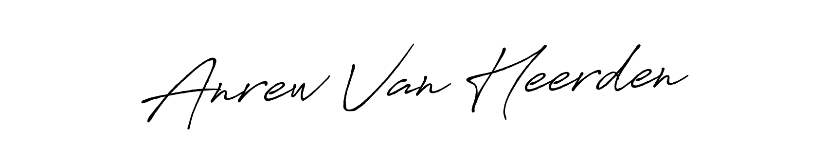 Also we have Anrew Van Heerden name is the best signature style. Create professional handwritten signature collection using Antro_Vectra_Bolder autograph style. Anrew Van Heerden signature style 7 images and pictures png