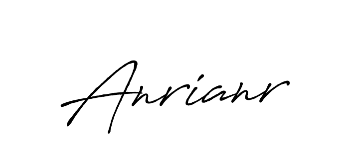 Design your own signature with our free online signature maker. With this signature software, you can create a handwritten (Antro_Vectra_Bolder) signature for name Anrianr. Anrianr signature style 7 images and pictures png