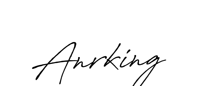 Create a beautiful signature design for name Anrking. With this signature (Antro_Vectra_Bolder) fonts, you can make a handwritten signature for free. Anrking signature style 7 images and pictures png