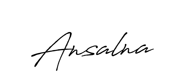 Here are the top 10 professional signature styles for the name Ansalna. These are the best autograph styles you can use for your name. Ansalna signature style 7 images and pictures png