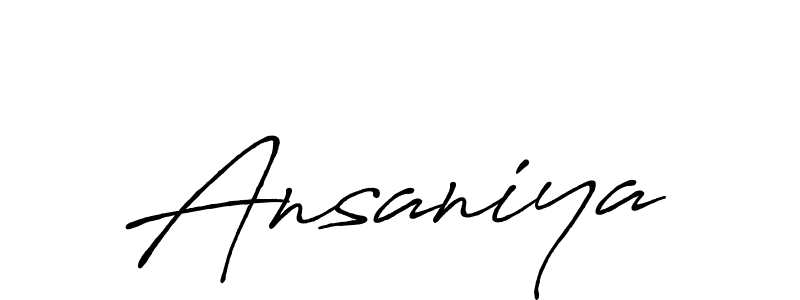 It looks lik you need a new signature style for name Ansaniya. Design unique handwritten (Antro_Vectra_Bolder) signature with our free signature maker in just a few clicks. Ansaniya signature style 7 images and pictures png