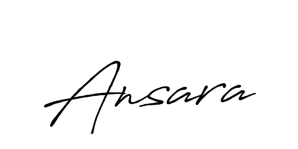 How to make Ansara signature? Antro_Vectra_Bolder is a professional autograph style. Create handwritten signature for Ansara name. Ansara signature style 7 images and pictures png