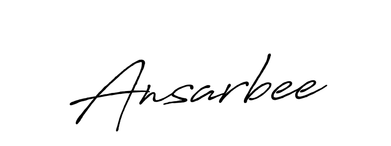You can use this online signature creator to create a handwritten signature for the name Ansarbee. This is the best online autograph maker. Ansarbee signature style 7 images and pictures png