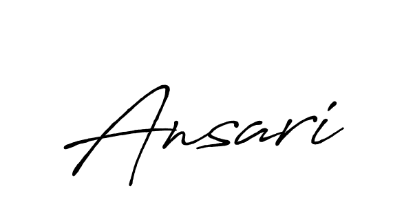 Also You can easily find your signature by using the search form. We will create Ansari name handwritten signature images for you free of cost using Antro_Vectra_Bolder sign style. Ansari signature style 7 images and pictures png