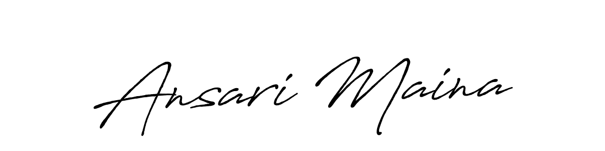 Check out images of Autograph of Ansari Maina name. Actor Ansari Maina Signature Style. Antro_Vectra_Bolder is a professional sign style online. Ansari Maina signature style 7 images and pictures png