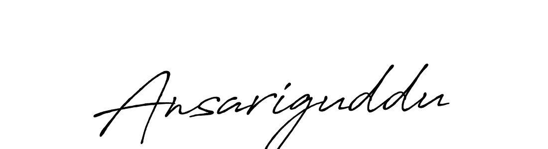 if you are searching for the best signature style for your name Ansariguddu. so please give up your signature search. here we have designed multiple signature styles  using Antro_Vectra_Bolder. Ansariguddu signature style 7 images and pictures png