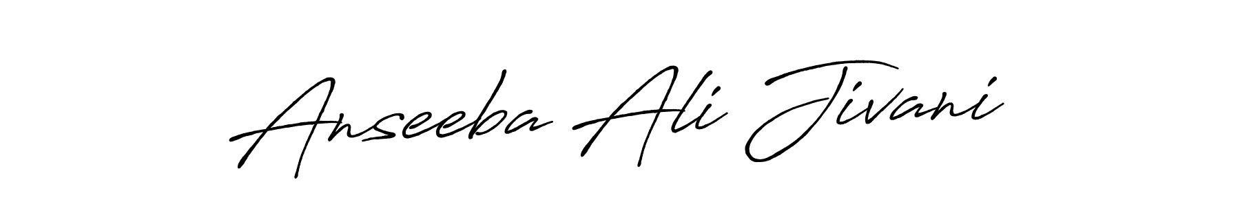 Once you've used our free online signature maker to create your best signature Antro_Vectra_Bolder style, it's time to enjoy all of the benefits that Anseeba Ali Jivani name signing documents. Anseeba Ali Jivani signature style 7 images and pictures png