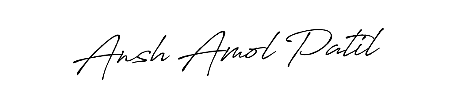 if you are searching for the best signature style for your name Ansh Amol Patil. so please give up your signature search. here we have designed multiple signature styles  using Antro_Vectra_Bolder. Ansh Amol Patil signature style 7 images and pictures png