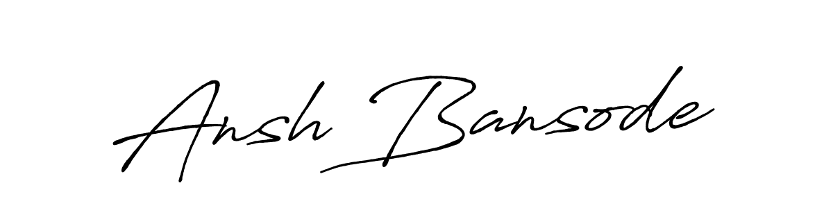 Make a short Ansh Bansode signature style. Manage your documents anywhere anytime using Antro_Vectra_Bolder. Create and add eSignatures, submit forms, share and send files easily. Ansh Bansode signature style 7 images and pictures png