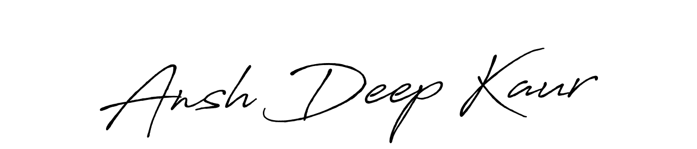 You should practise on your own different ways (Antro_Vectra_Bolder) to write your name (Ansh Deep Kaur) in signature. don't let someone else do it for you. Ansh Deep Kaur signature style 7 images and pictures png