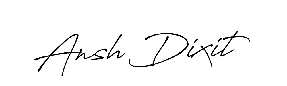 Create a beautiful signature design for name Ansh Dixit. With this signature (Antro_Vectra_Bolder) fonts, you can make a handwritten signature for free. Ansh Dixit signature style 7 images and pictures png