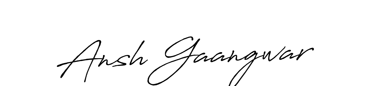 You should practise on your own different ways (Antro_Vectra_Bolder) to write your name (Ansh Gaangwar) in signature. don't let someone else do it for you. Ansh Gaangwar signature style 7 images and pictures png