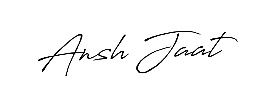How to make Ansh Jaat signature? Antro_Vectra_Bolder is a professional autograph style. Create handwritten signature for Ansh Jaat name. Ansh Jaat signature style 7 images and pictures png