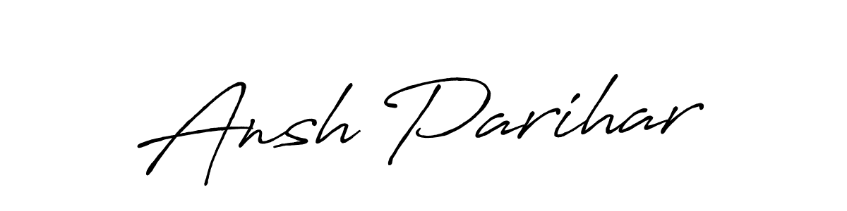 This is the best signature style for the Ansh Parihar name. Also you like these signature font (Antro_Vectra_Bolder). Mix name signature. Ansh Parihar signature style 7 images and pictures png