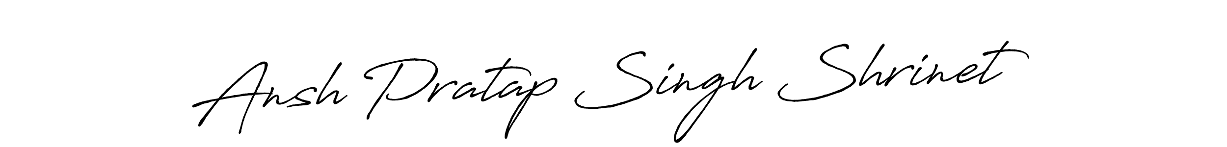 Use a signature maker to create a handwritten signature online. With this signature software, you can design (Antro_Vectra_Bolder) your own signature for name Ansh Pratap Singh Shrinet. Ansh Pratap Singh Shrinet signature style 7 images and pictures png