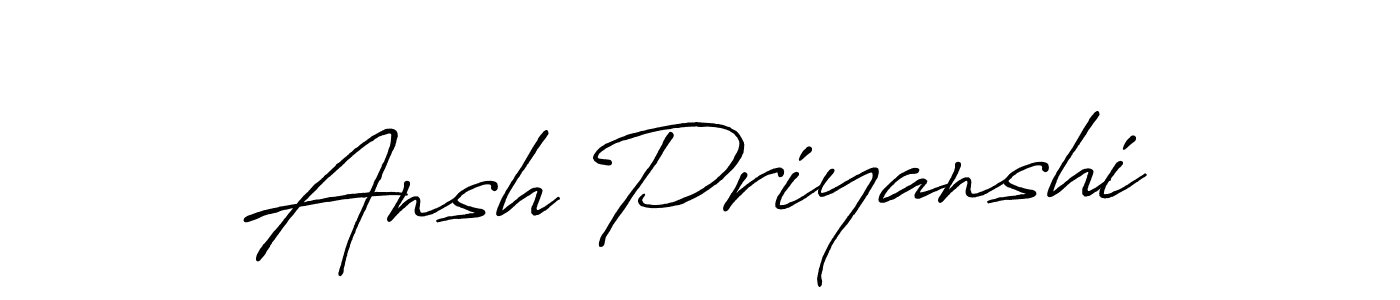 You should practise on your own different ways (Antro_Vectra_Bolder) to write your name (Ansh Priyanshi) in signature. don't let someone else do it for you. Ansh Priyanshi signature style 7 images and pictures png