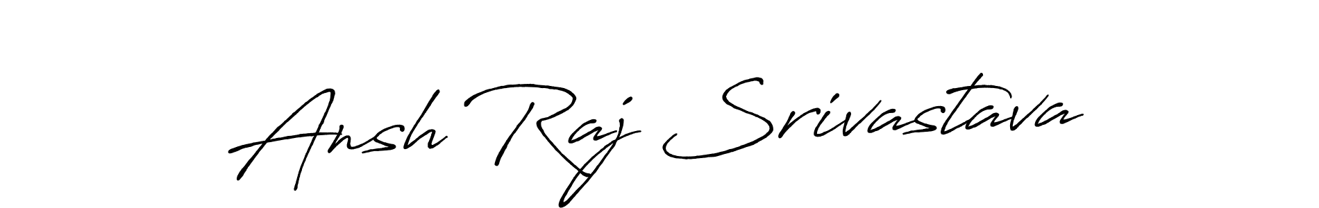 It looks lik you need a new signature style for name Ansh Raj Srivastava. Design unique handwritten (Antro_Vectra_Bolder) signature with our free signature maker in just a few clicks. Ansh Raj Srivastava signature style 7 images and pictures png