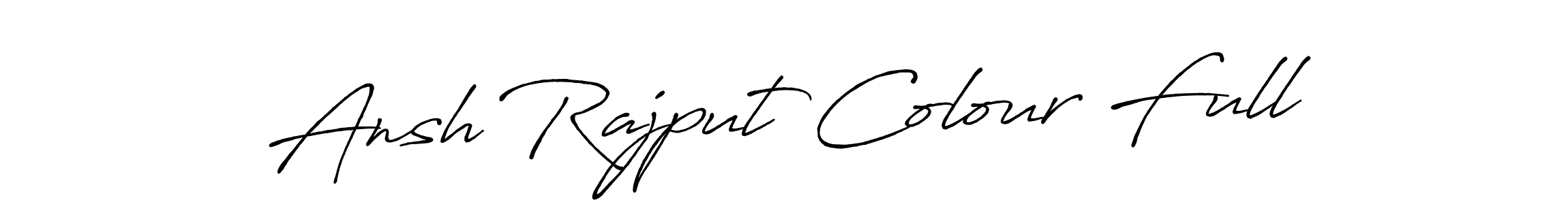 How to Draw Ansh Rajput Colour Full signature style? Antro_Vectra_Bolder is a latest design signature styles for name Ansh Rajput Colour Full. Ansh Rajput Colour Full signature style 7 images and pictures png