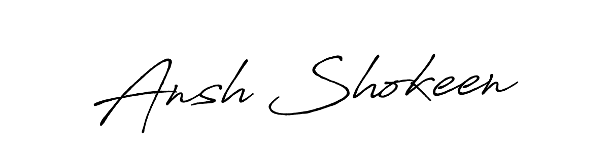 Once you've used our free online signature maker to create your best signature Antro_Vectra_Bolder style, it's time to enjoy all of the benefits that Ansh Shokeen name signing documents. Ansh Shokeen signature style 7 images and pictures png