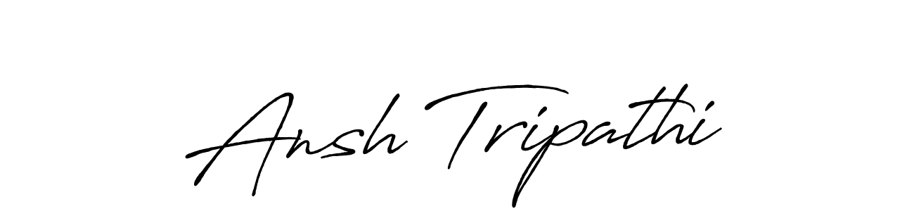 Use a signature maker to create a handwritten signature online. With this signature software, you can design (Antro_Vectra_Bolder) your own signature for name Ansh Tripathi. Ansh Tripathi signature style 7 images and pictures png