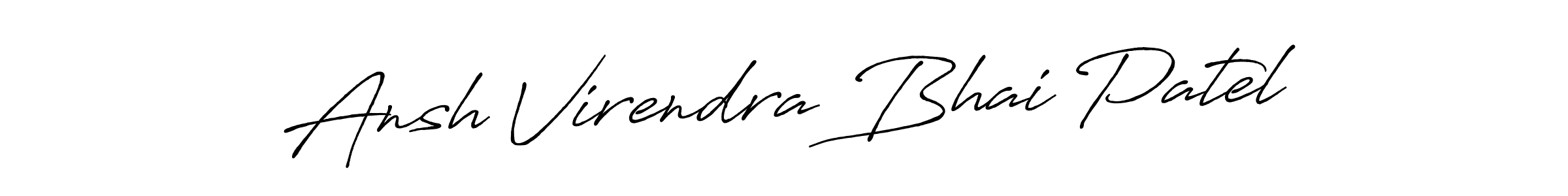 Make a beautiful signature design for name Ansh Virendra Bhai Patel. Use this online signature maker to create a handwritten signature for free. Ansh Virendra Bhai Patel signature style 7 images and pictures png