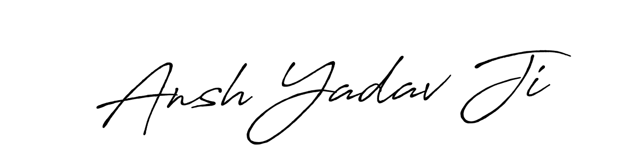 Also You can easily find your signature by using the search form. We will create Ansh Yadav Ji name handwritten signature images for you free of cost using Antro_Vectra_Bolder sign style. Ansh Yadav Ji signature style 7 images and pictures png