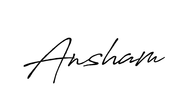Here are the top 10 professional signature styles for the name Ansham. These are the best autograph styles you can use for your name. Ansham signature style 7 images and pictures png