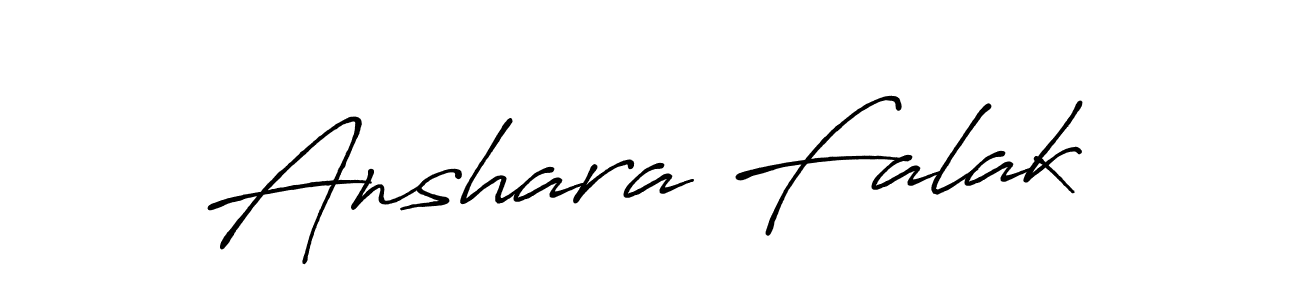 Create a beautiful signature design for name Anshara Falak. With this signature (Antro_Vectra_Bolder) fonts, you can make a handwritten signature for free. Anshara Falak signature style 7 images and pictures png