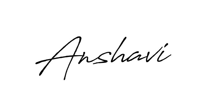 You should practise on your own different ways (Antro_Vectra_Bolder) to write your name (Anshavi) in signature. don't let someone else do it for you. Anshavi signature style 7 images and pictures png