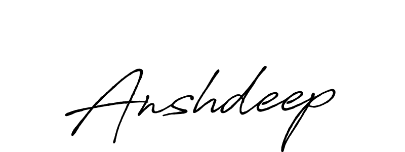 How to make Anshdeep signature? Antro_Vectra_Bolder is a professional autograph style. Create handwritten signature for Anshdeep name. Anshdeep signature style 7 images and pictures png