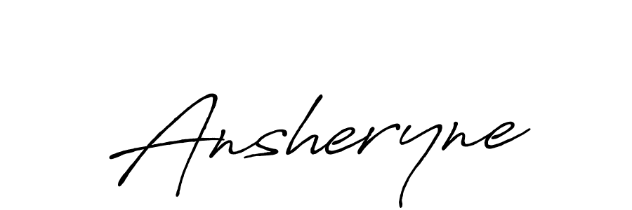 Once you've used our free online signature maker to create your best signature Antro_Vectra_Bolder style, it's time to enjoy all of the benefits that Ansheryne name signing documents. Ansheryne signature style 7 images and pictures png