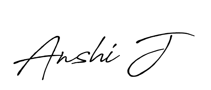 Antro_Vectra_Bolder is a professional signature style that is perfect for those who want to add a touch of class to their signature. It is also a great choice for those who want to make their signature more unique. Get Anshi J name to fancy signature for free. Anshi J signature style 7 images and pictures png