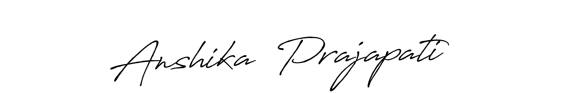 Here are the top 10 professional signature styles for the name Anshika  Prajapati. These are the best autograph styles you can use for your name. Anshika  Prajapati signature style 7 images and pictures png