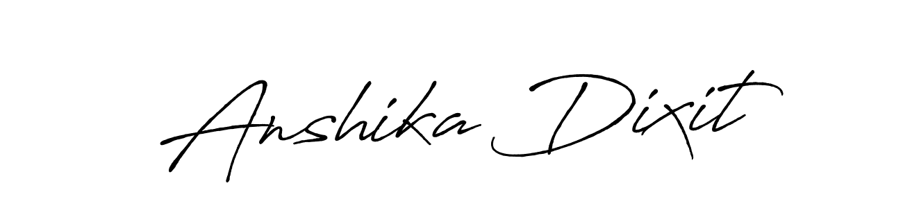 The best way (Antro_Vectra_Bolder) to make a short signature is to pick only two or three words in your name. The name Anshika Dixit include a total of six letters. For converting this name. Anshika Dixit signature style 7 images and pictures png